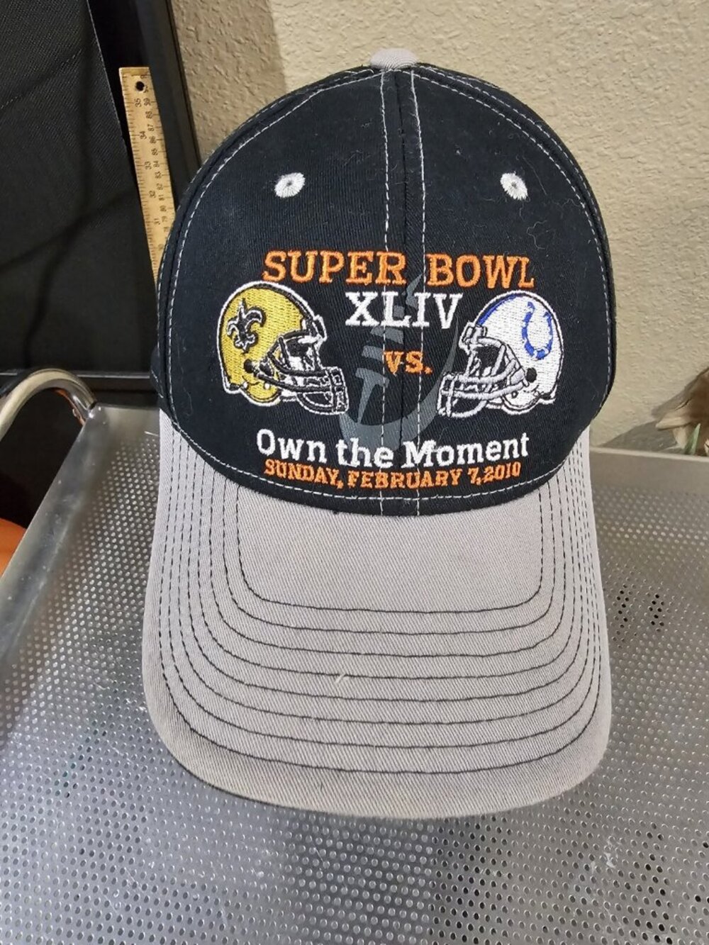 SUPER BOWL XLIV NFL TEAMS INDIANAPOLIS COLTS NEW ORLEANS SAINTS REBOOK HAT Cap